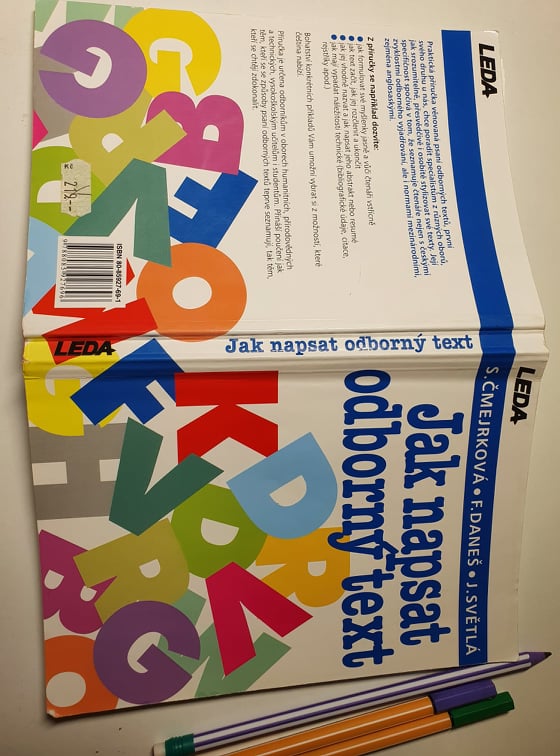 ČMEJRKOVÁ, DANEŠ, SVĚTLÁ. Jak napsat odborný text